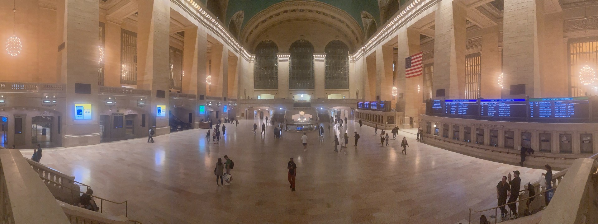 Panoramic view of Grand Central Terminal