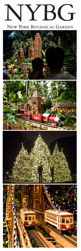 Holiday Train show  Photos courtesy of new York Botanical Garden