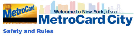 MetroCard City Safety Graphic Header