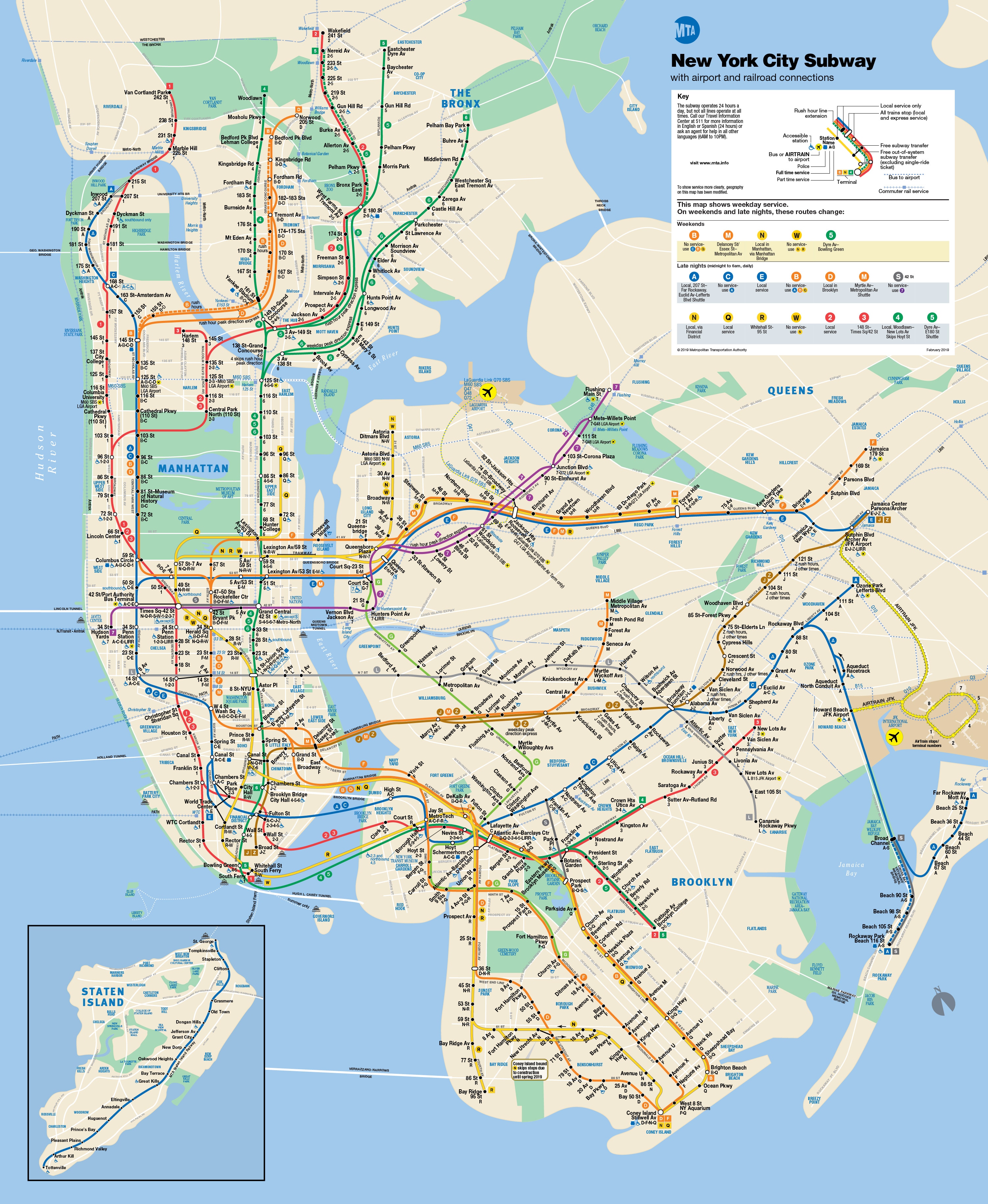 New Subway Map Features Nine Newly Accessible Stations and Historic Renaming