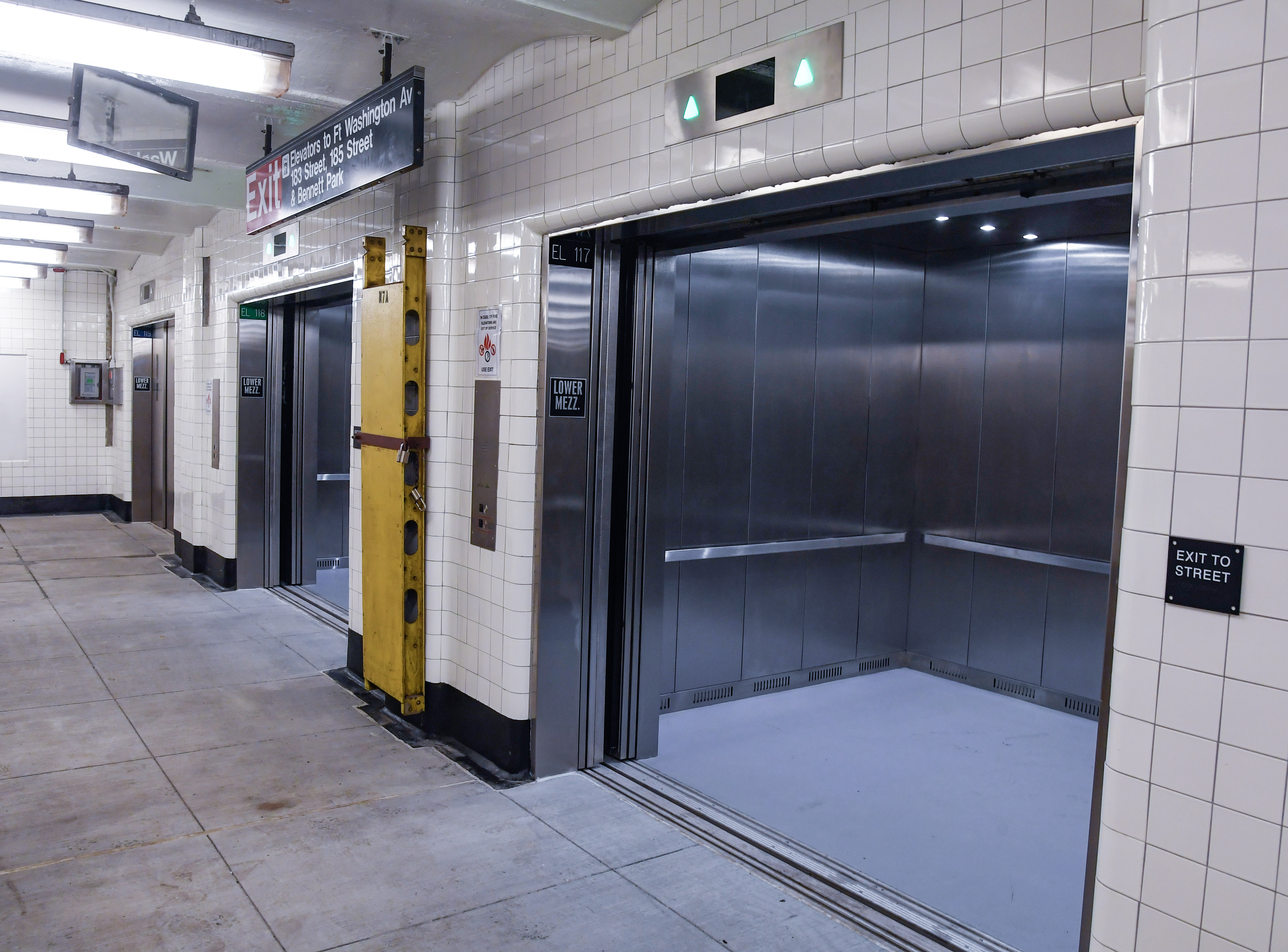 MTA Opens Rebuilt Elevators at 181 St A Station