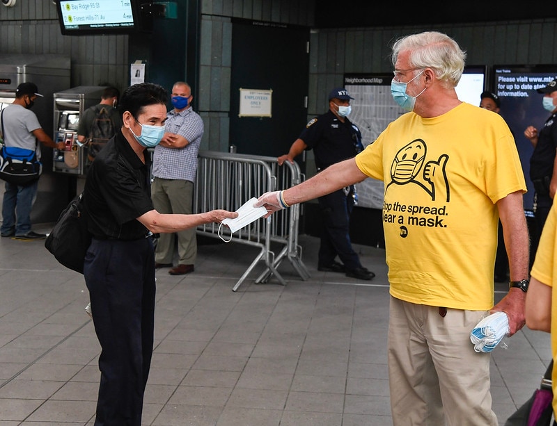 MTA Officials Join Mask Force Across Subway and Bus System as Part of “Operation Respect”