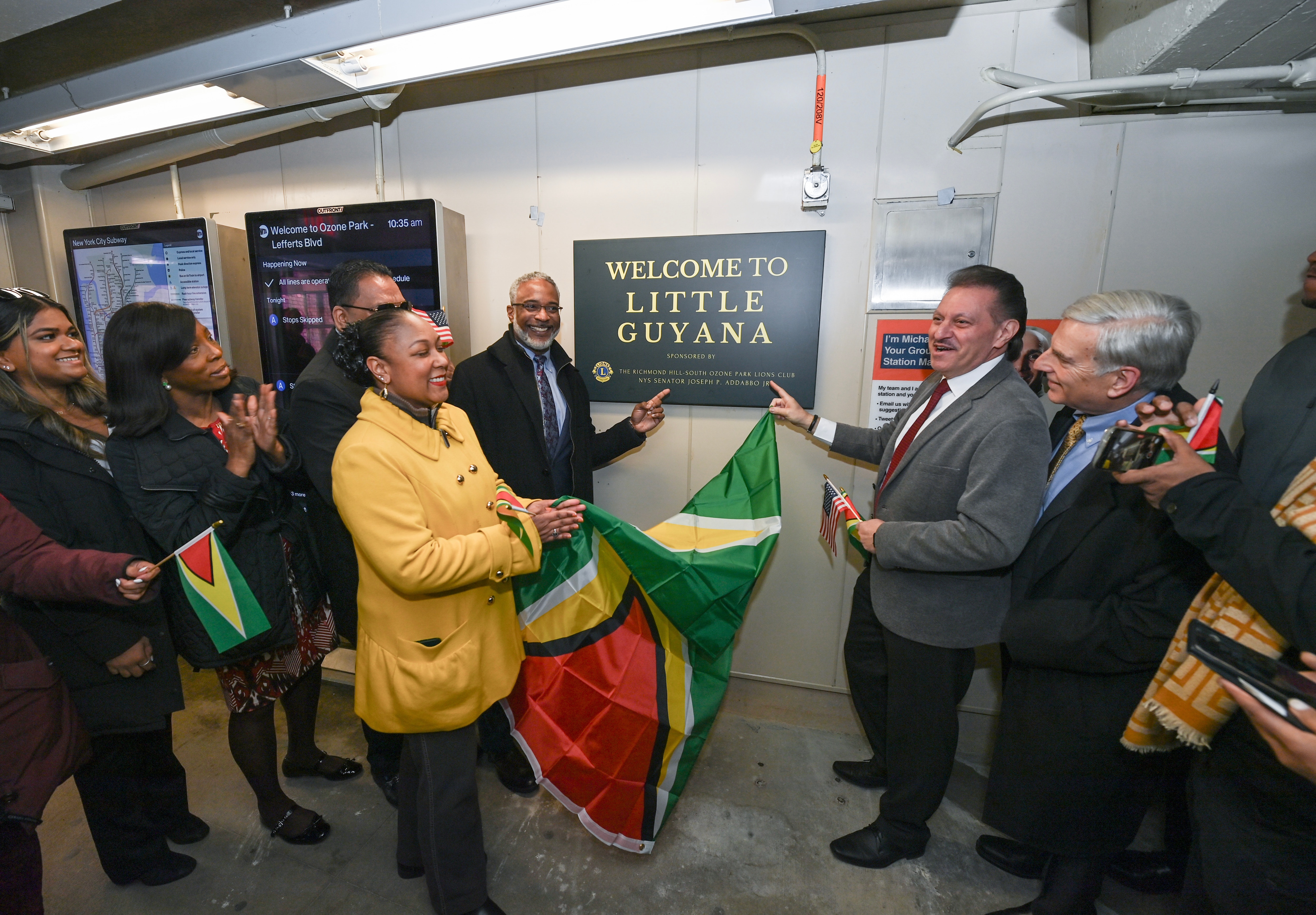 Little Guyana Plaque Unveiled